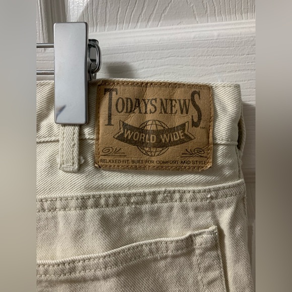 White Jeans “Todays News” Size 34/32 - Picture 3 of 4